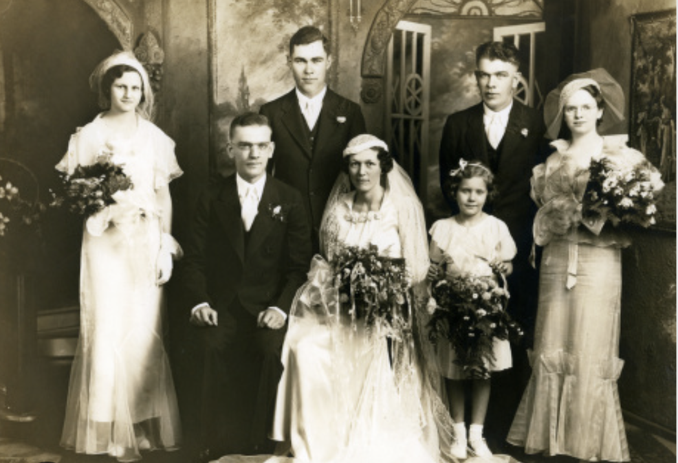Family Group at Wedding